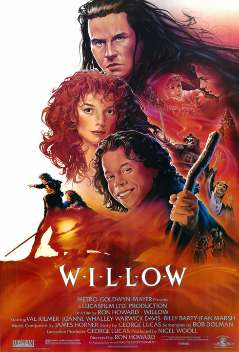 willow 1987 one sheet poster rolled b